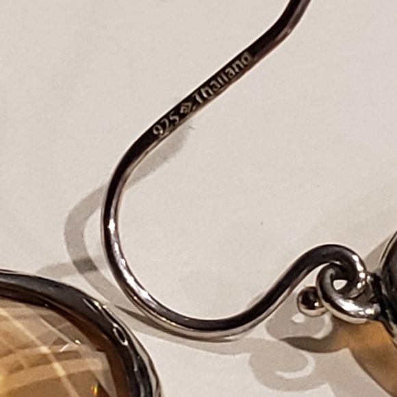 Silpada Sterling Silver & Glass Ablaze Earrings W2775 - Picture 5 of 5